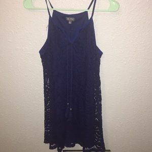 Dark blue dress